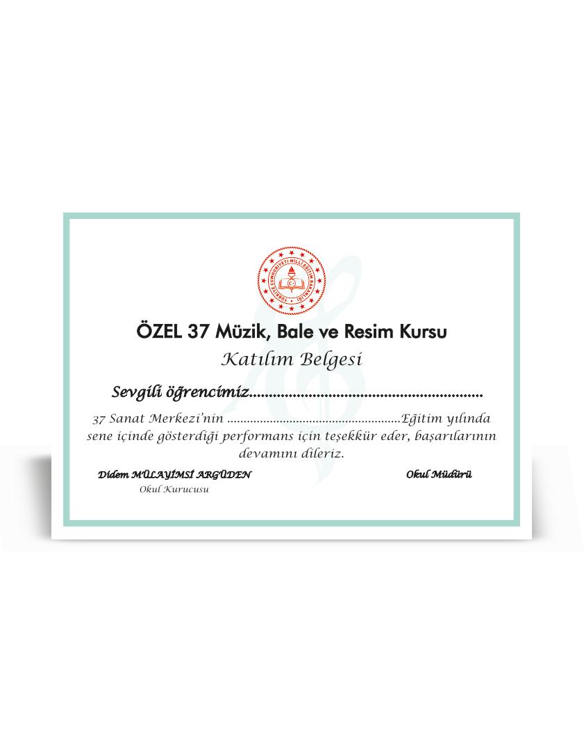 KATILIM BELGESİ